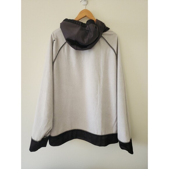 And1 Mens Camo Hoodie 2XL Brown Long Sleeve Kangaroo Pocket Pullover Sweatshirt - Picture 4 of 10